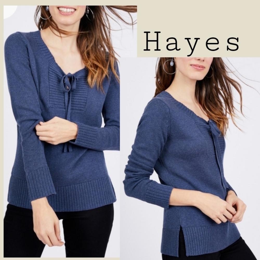 HayesTie Bow Sweater. Sz Sm